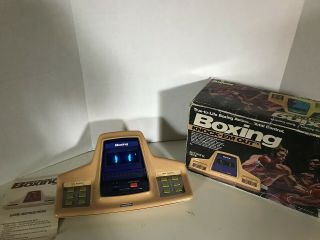 Bambino Boxing Knock - Em Out Handheld Electronic Video Game Vintage 1979 Complete