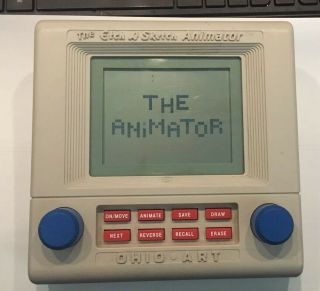 Vintage Electric Etch A Sketch The Animator The Ohio Art Battery Powered