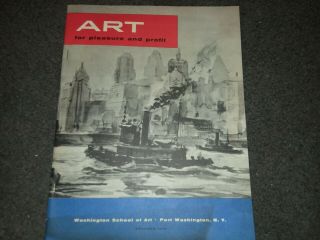 Vtg Port Washington School Of Art For Pleasure And Profit Booklet Enrollment