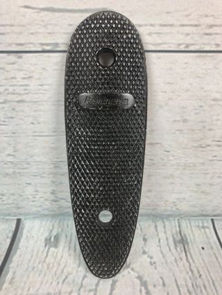 Remington Model 8 & 81 Alum Checkered Butt Plate Very And Factory