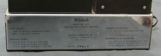 McIntosh MC 2100 Stereo Power Amplifier 3