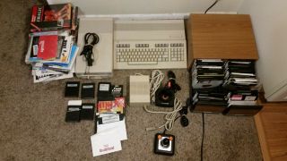 Commodore 128 Computer,  1541 Drive,  Cords 100,  Disks,  Boxed,  Fast Load