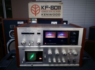 Kenwood Kc - 6060 Solid State Audio Lab Scope And Kf - 8011 De - Noiser - 