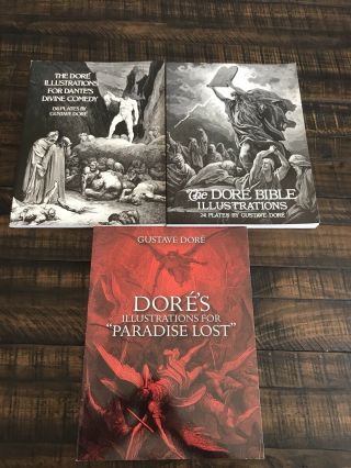 Gustave Dore’s Book Of Illustrations: Paradise Lost,  Dante’s Comedy,  And The Bible