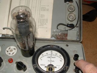WESTERN ELECTRIC 2742 RECTIFIER TESTS VERY GOOD ON TV - 7 2