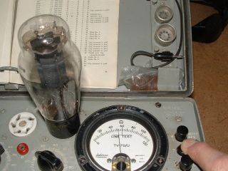 WESTERN ELECTRIC 2742 RECTIFIER TESTS VERY GOOD ON TV - 7 3