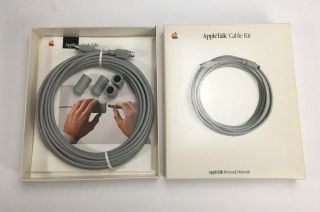 Appletalk Cable Kit Apple Talk Personal Network - Vintage