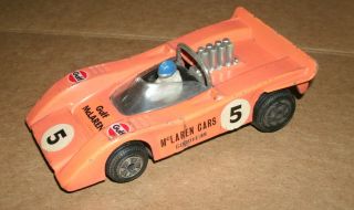 1/43 Scale Mclaren M8a Gulf Can - Am Diecast Race Car 5 - Vintage 1970s Hong Kong