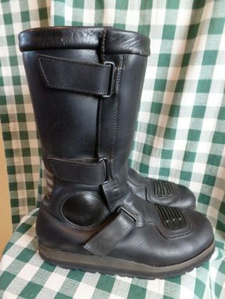 Vintage Bmw Motorcycle Boots Size Us 10 Eu 43 Made In Italy Vintage Riding Boots