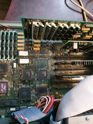 Tandy 4000 Computer 386 16MB RAM 100MB SCSI HDD Creative Sound Card VGA WHTF 12