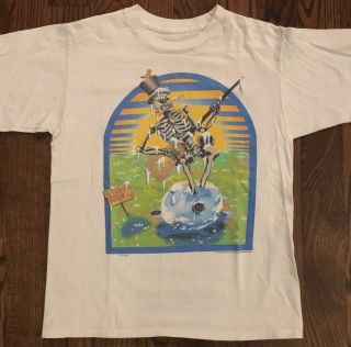 Vintage Grateful Dead Shirt - Spring Tour 1989 - Single Stitch - Rare