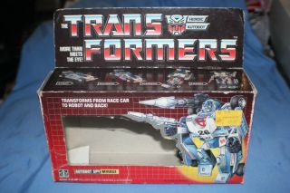 Transformers G1 Mirage - Empty Box - Hasbro,  Vintage