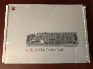 Apple Ii 2 Video Overlay Card,  Nib.  Apple Iigs Graphics On Your Iie