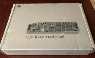 Apple II 2 Video Overlay Card,  NIB.  Apple IIgs graphics on your IIe 2
