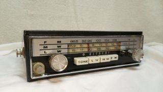 Hitachi KM - 900T vintage auto car and portable radio 70s japan LW MW FM head unit 2