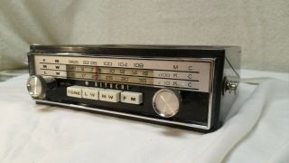 Hitachi KM - 900T vintage auto car and portable radio 70s japan LW MW FM head unit 3