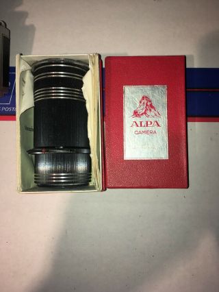Alpa Model 6 Camera Kern 50mm 1.  8 Plus Alpa Alnea 8
