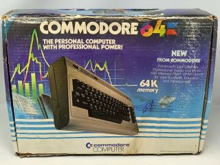 Commodore 64 Computer Powers On