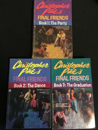 3 Christopher Pike Final Friends Vintage Paperback Books Ya Trilogy