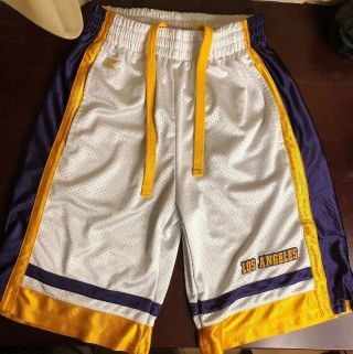 Vintage Los Angeles Lakers Basketball Shorts