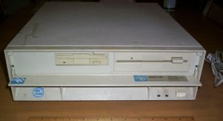 Vintage Ibm Ps/1 Consultant 2133 - G50 486sx 25mhz Pc Desktop Computer Powers On