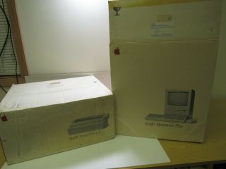 1989 Apple Macintoch Plus 1mb M0001a & Image Writer Ii Printer Model A9m0320