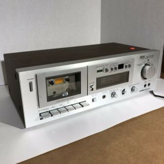 Vintage Akai Gx - M10 Stereo Cassette Deck Silver 9050