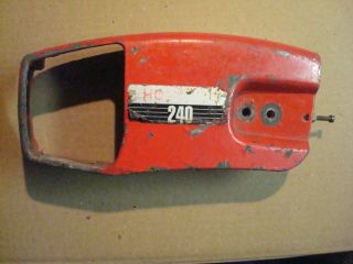 Vintage Homelite 240 Chainsaw Drive Case Cover With Chain Adjuster