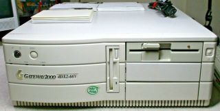 Gateway 2000 486 Dos Windows 3.  1 Computer 3.  5 5.  25 Floppy Vesa Isa Slots Com Lpt