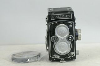Rolleiflex 3.  5 Evs Automat Type 2 Xenar With Cap,  Strap & Split Image Screen