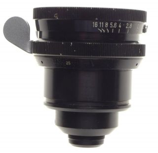 ARRIFLEX Schneider Xenon 1:1.  5/25 fast prime ARRI lens wide angle f=25mm 5