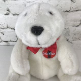 Coca Cola Polar Bear Vtg 1993 Plush 10 " Stuffed Animal