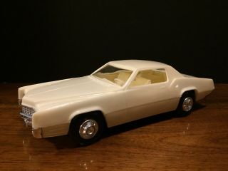 Vintage 60s 70s Processed Plastic Promo Model Toy Car Cadillac Eldorado