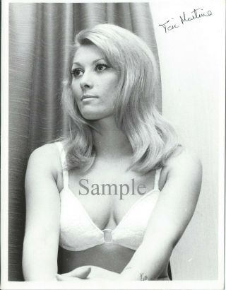 1 Legendary U.  K.  Model Teri Martine - Signed Vintage Photo 8.  5 X 6.  5