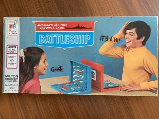 1971 Battleship Board Game 4730 Mb Milton Bradley Vintage Complete
