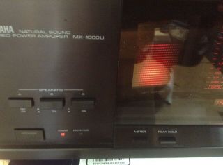 Yamaha MX1000U Natural Sound Stereo Power Amplifier. 4