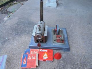 Vintage Wilesco Live Steam Engine Toy - Fuel - Funnel - Germany -