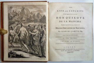 1756 Cervantes Saavedra 2 Vols Don Quixote De La Mancha Life Exploits 77 Plates