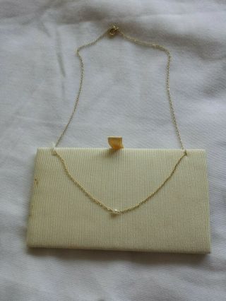 Vintage The Add - a - pearl Child Gold Necklace Single Pearl 13 
