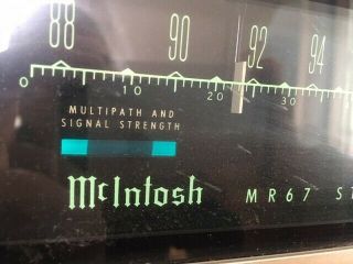 McIntosh MR 67 Stereophonic FM Tuner,  cleaning out Mom ' s stuff and look at this 2