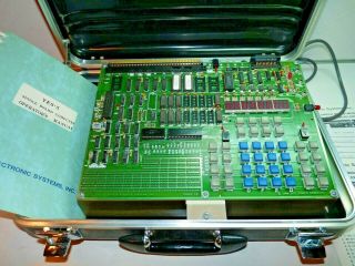 1983 Yang Electronics Yes 5 Single Board Computer In Case And S - 100 Memory Board