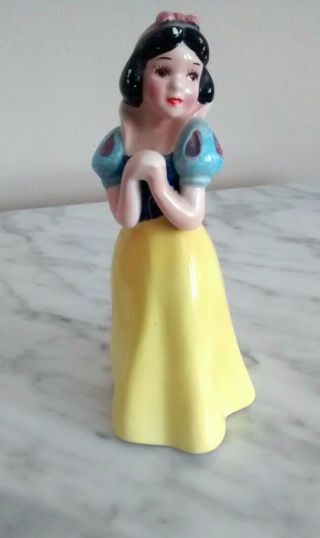 Vintage Disney Japan Snow White Ceramic Porcelain Figurine
