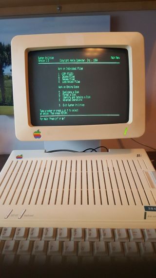 Apple Iic Computer,  Mouse,  Monitor,  Extra Drive,  Modem,  Software & Manuals