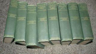 The Complete Of Charles Dickens 8 Volumes Hard Cover Early 1900s