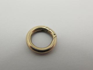 Vintage 9k 9ct 375 Gold Ring Clasp 2