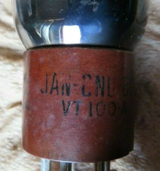 Vintage National Union JAN - CNL 807 Electron Vacuum Tube - VT100A USA 4