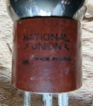 Vintage National Union JAN - CNL 807 Electron Vacuum Tube - VT100A USA 5