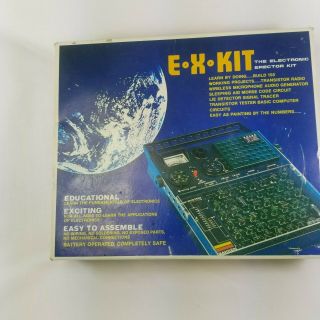 E - X - Kit - 100 Vintage Gakken Electronic Experimentor Made In Taiwan Good Shape
