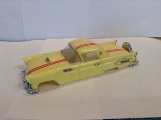 Vintage Ideal Motorific Yellow Ford Thunderbird Body Only Looks Complete