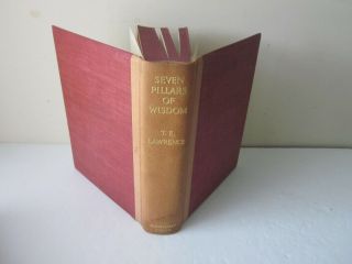 Seven Pillars of Wisdom by TE Lawrence 1935 Limited American Edition Numbered 3